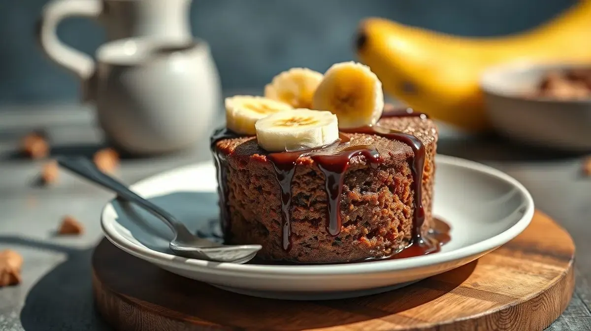 Bolo de banana fofinho