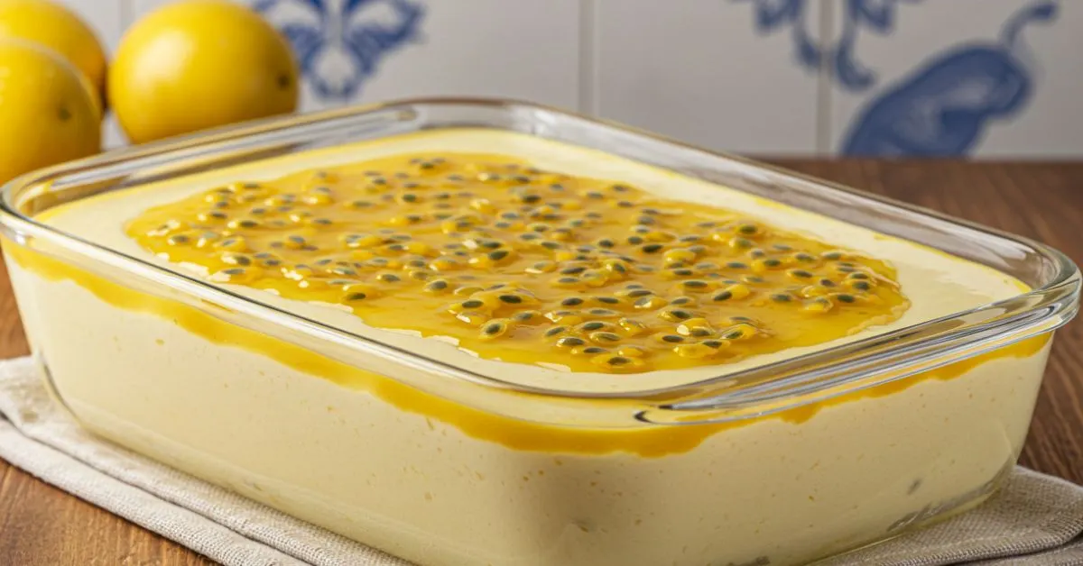 Mousse Cremoso de Maracujá